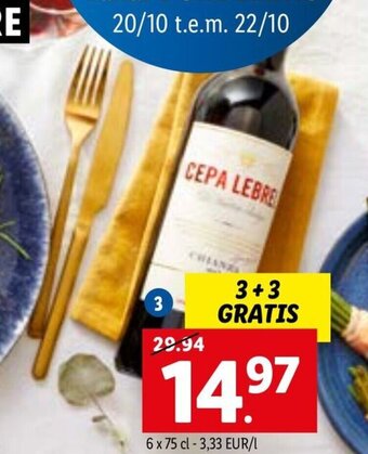 Lidl Rioja Doca Crianza aanbieding