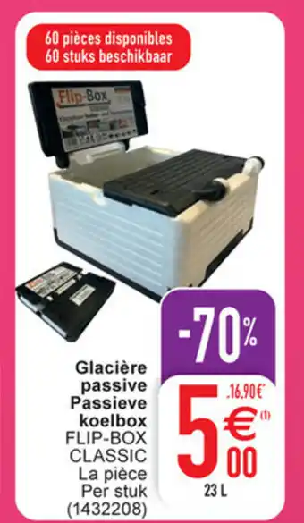 Cora Glaciere passive koelbox flip-box 23 L aanbieding