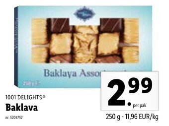 1001 Delights Baklava