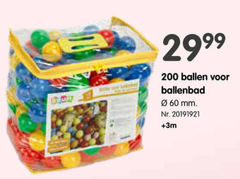 200 ballen voor ballenbad