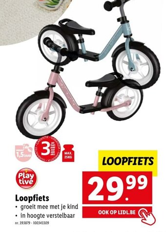 Lidl Loopfiets aanbieding