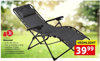 Lidl Florabest Relaxstoel aanbieding