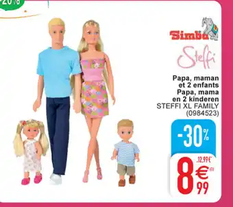 Cora Papa, maman et 2 enfants steffi xl family aanbieding