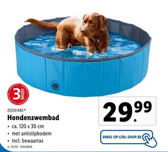Lidl Zoofari Hondenzwembad aanbieding