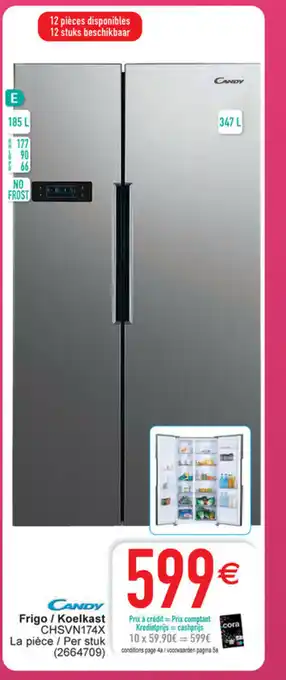 Cora Candy Frigo / Koelkast aanbieding