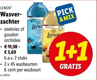 Lidl Lenor Wasverzachter aanbieding