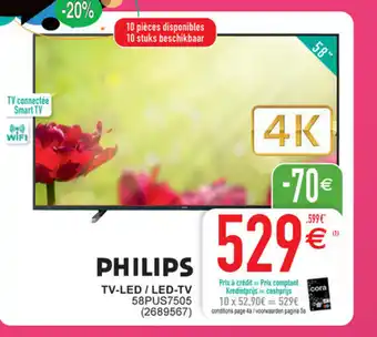 Philips tv-led 58pus7505