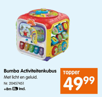 Fun Bumba Activiteitenkubus aanbieding