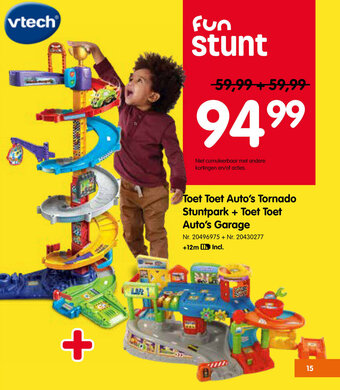 Toet Toet Auto's Tornado Stuntpark + Toet Toet Auto's Garage
