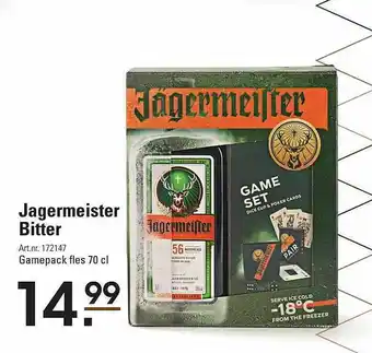 Sligro Jagermeister bitter aanbieding
