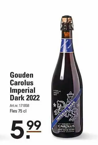 Gouden carolus imperial dark 2022