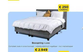 Boxspring fjord