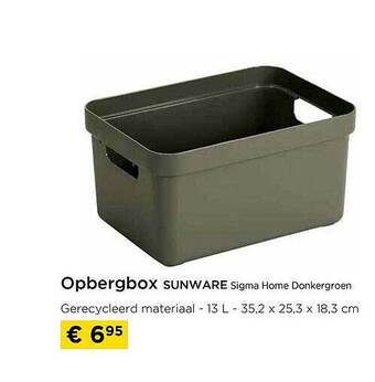 Opbergbox sunware