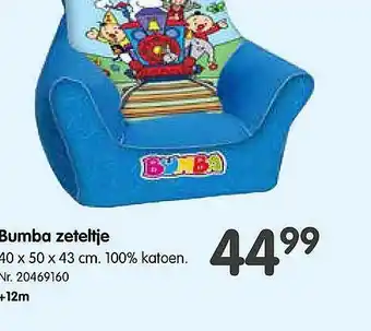 Fun Bumba zeteltje aanbieding