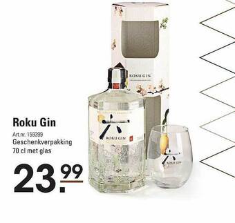 Sligro Roku gin aanbieding
