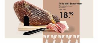 Sligro Tello mini serranoham aanbieding