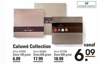 Sligro Caluwé collection aanbieding