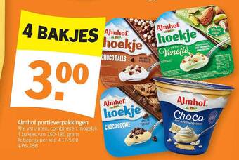 Albert Heijn Almhof portieverpakkingen aanbieding