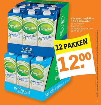 Albert Heijn Campina langlekker aanbieding