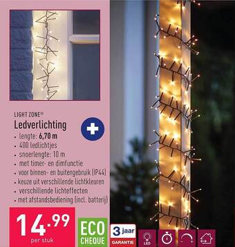 ALDI Light zone ledverlichting aanbieding