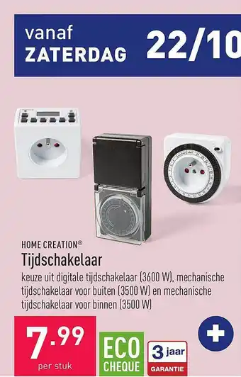 ALDI Home creation tijdschakelaar aanbieding