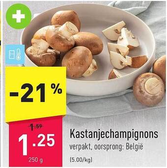 ALDI Kastanjechampignons aanbieding