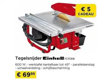 Molecule Tegelsnijder einhell aanbieding