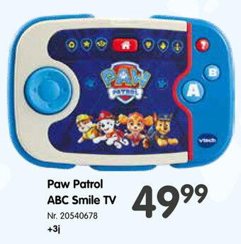 Fun Paw Patrol ABC Smile TV aanbieding