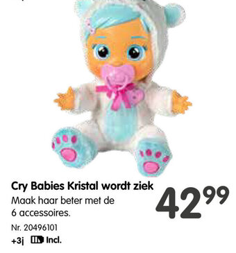 Cry Babies Kristal wordt ziek