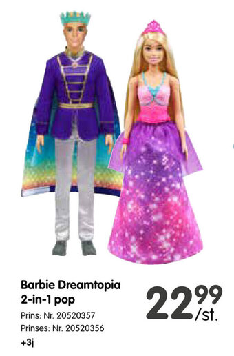 Barbie Dreamtopia 2-in-1 pop