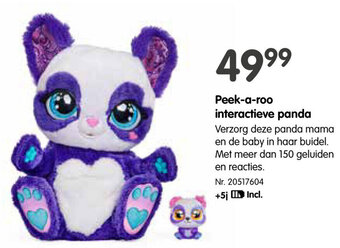 Peek-a-roo interactieve panda