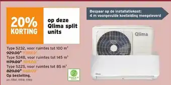 GAMMA Qlima Type 5232, voor ruimtes tot 100m aanbieding