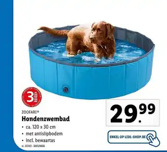 Lidl Zoofari Hondenzwembad aanbieding