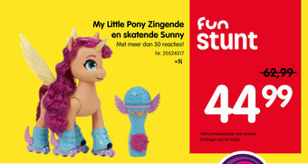My Little Pony Zingende en skatende Sunny