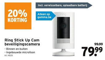 Ring Stick Up Cam Beveiligingscamera
