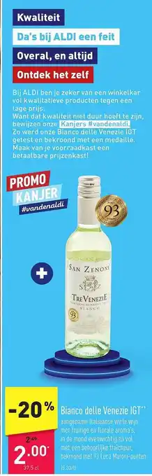 ALDI Bianco delle venezie igt aanbieding