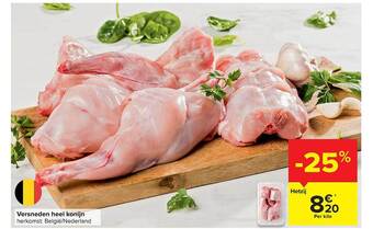 Carrefour Versneden heel konijn aanbieding