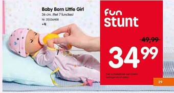 Baby born little girl
