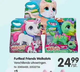 Fun Furreal friends walkalots aanbieding
