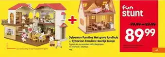 Sylvanian families het grote landhuis + sylvanian families heerlijk huisje