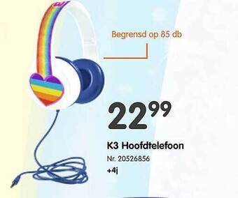 K3 hoofdtelefoon