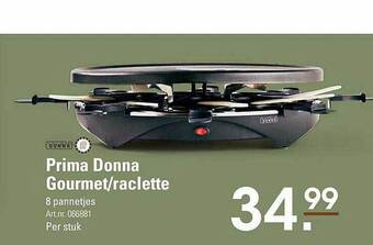 Sligro Prima donna gourmet-raclette aanbieding