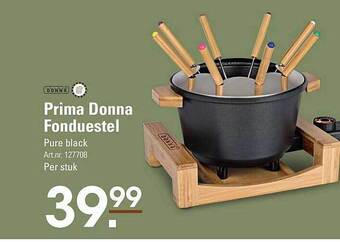 Sligro Prima donna fonduestel aanbieding