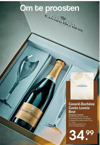 Sligro Canard-duchêne cuvée leonie brut aanbieding