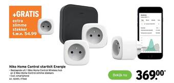 GAMMA Niko home control startkit energie aanbieding