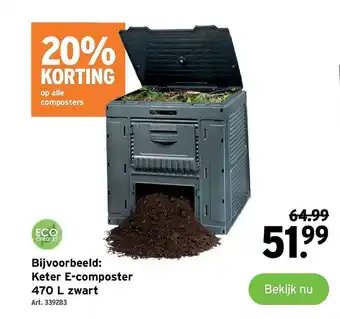GAMMA 20% korting op alle composters aanbieding