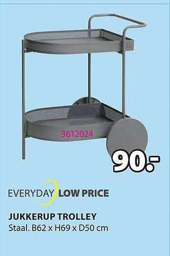 Jysk Jukkerup trolley aanbieding