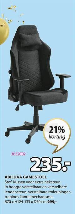 Jysk Abildaa gamestoel aanbieding