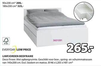 Jysk Limfjorden bedframe aanbieding