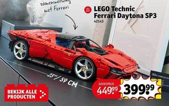 Kruidvat Lego technic ferrari daytona sp3 aanbieding